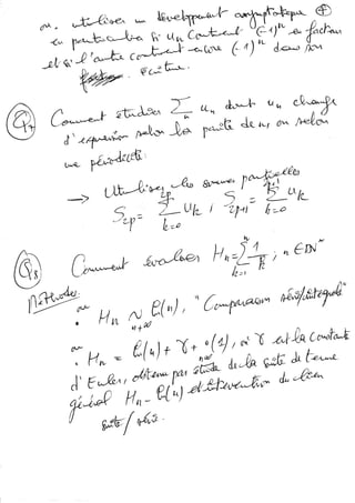 Méthodes sur les séries numériques