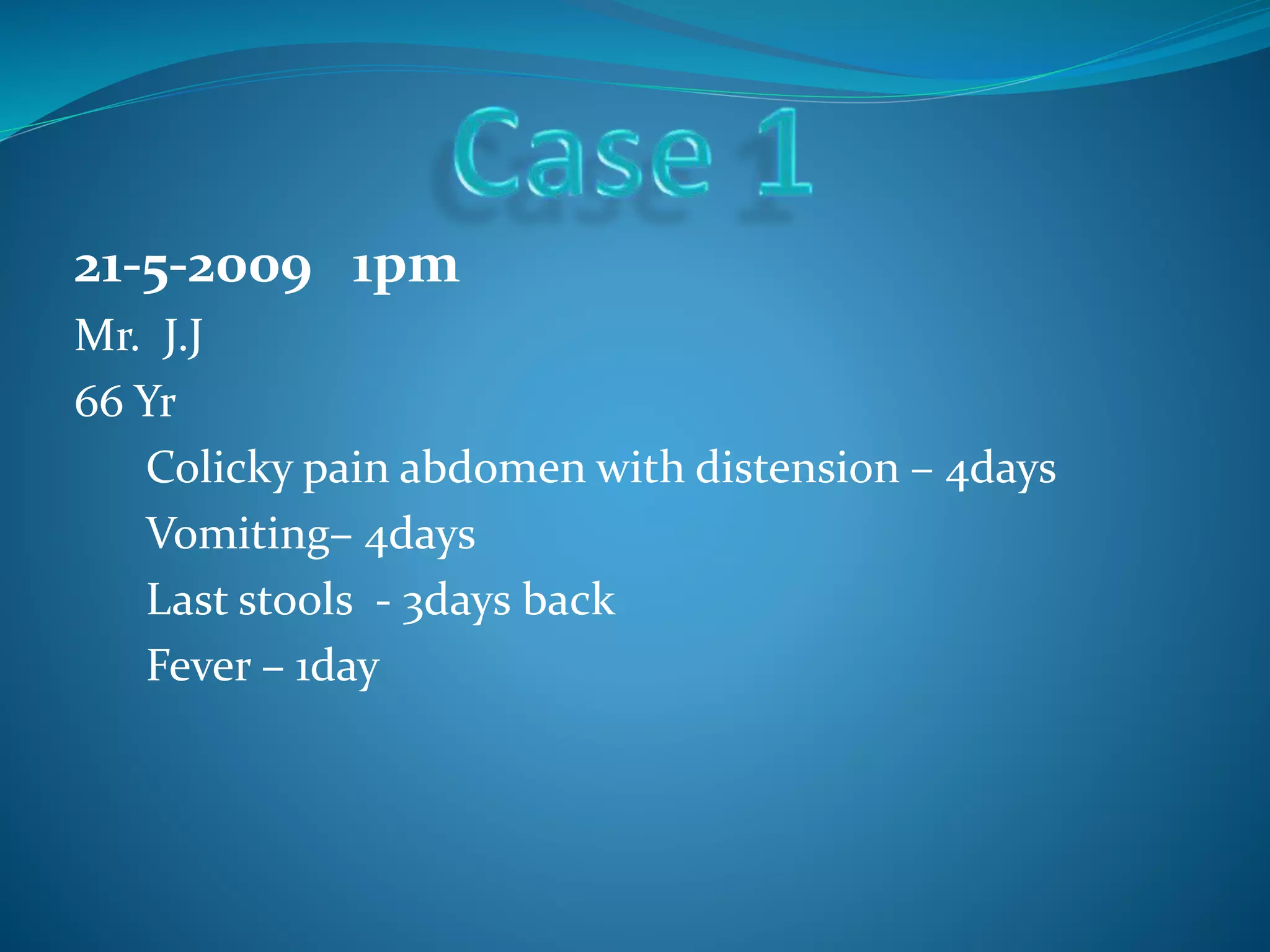 Series of small bowel obstruction | PPTX