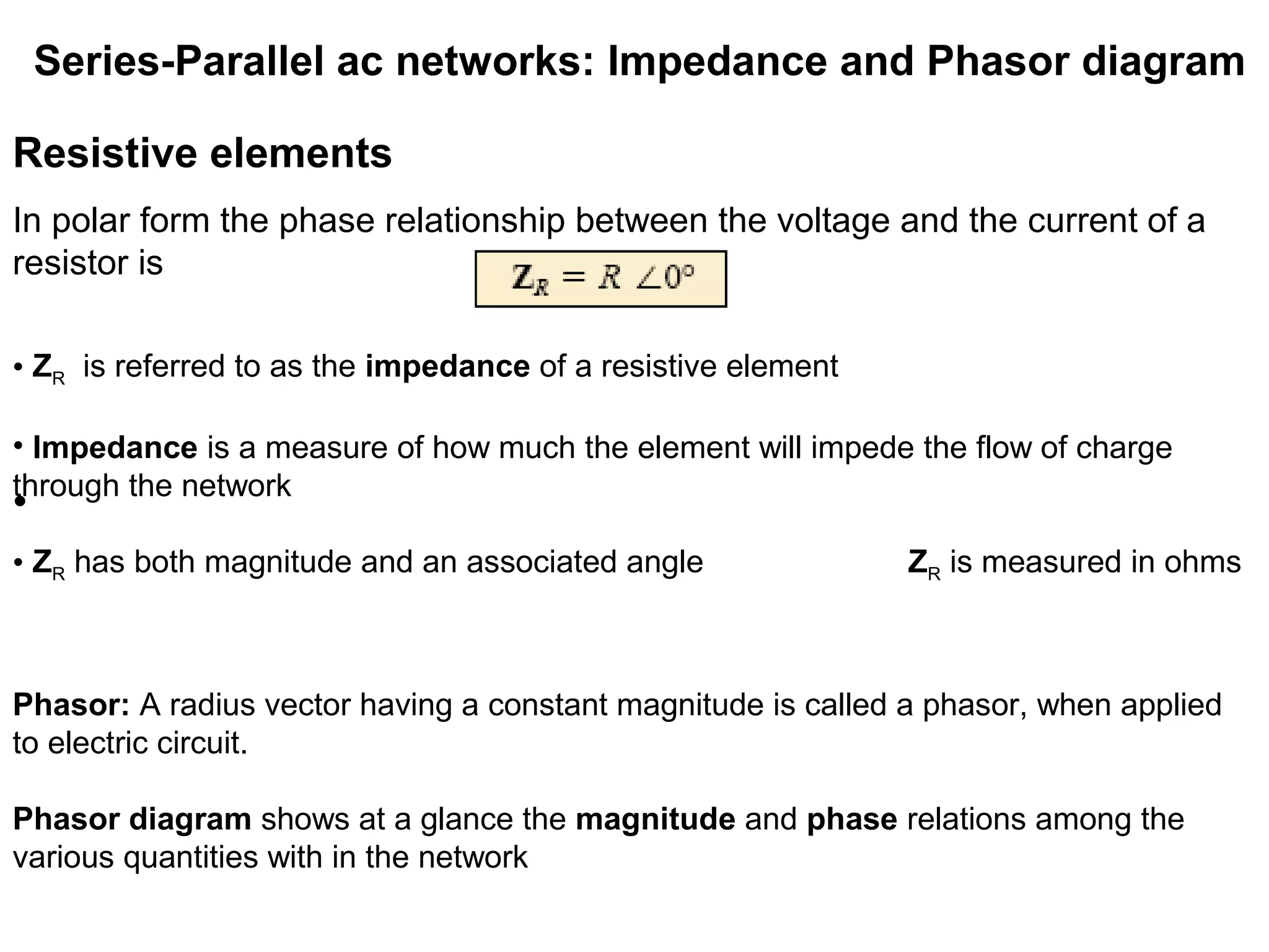 Series parallel ac networks | PPT | Computer Networking | Computing
