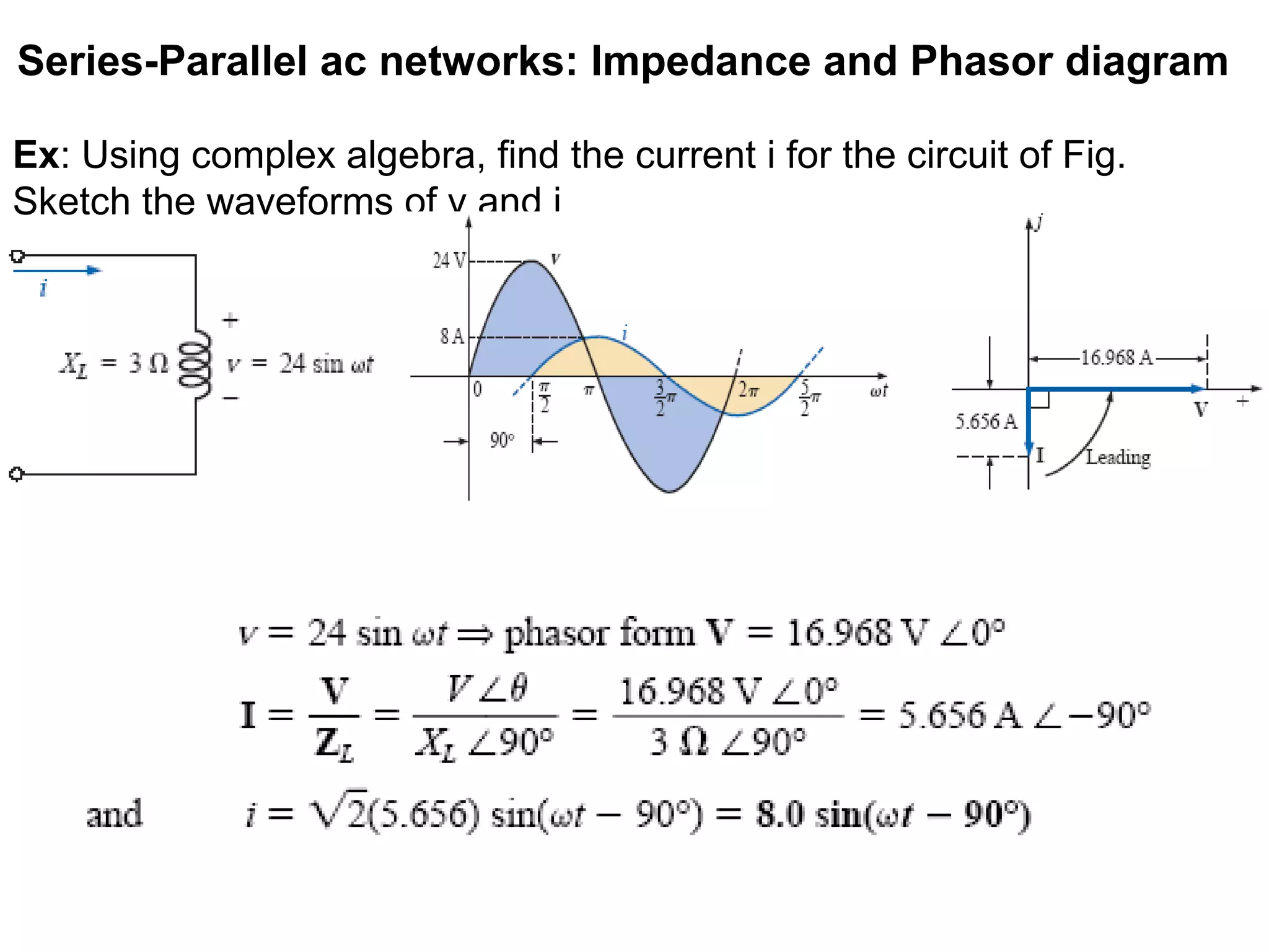 Series parallel ac networks | PPT | Computer Networking | Computing