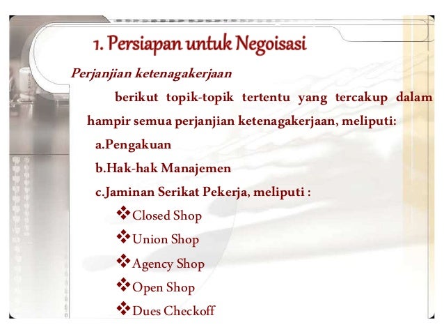 Serikat pekerja dan perundingan kolektif