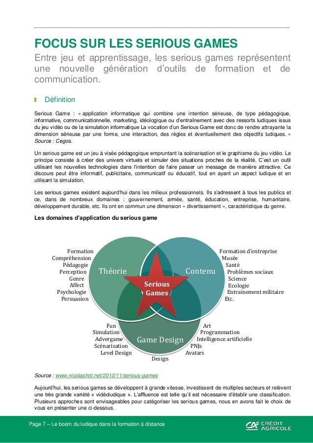 Entre elearning et serious games