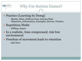 Serious Games Presentation Web