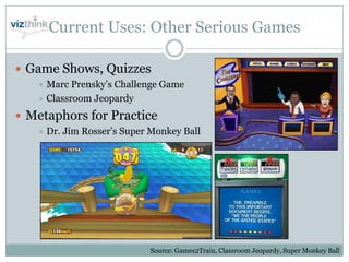 Serious Games Presentation Web