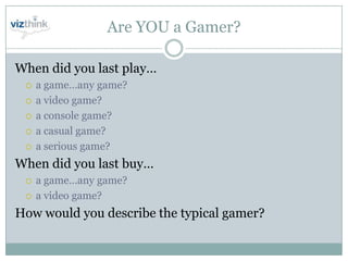 Serious Games Presentation Web
