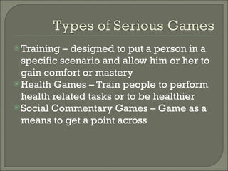 Serious games | PPT