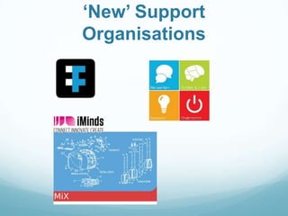 ‘New’ Support
Organisations
 
