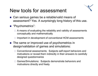 Serious Games for Human Capital Management