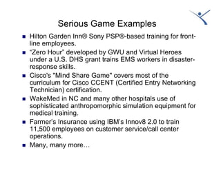 Serious Games for Human Capital Management