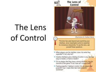 The Lens
of Control
 