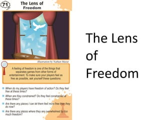 Freedom




          The Lens
          of
          Freedom
 