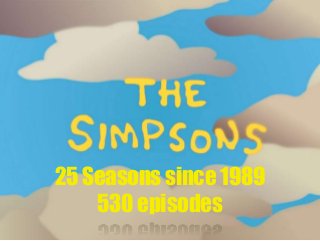 25 Seasons since 1989
530 episodes
 