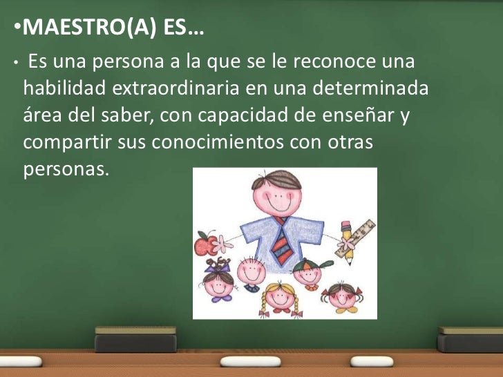 Un Maestro Es Persona Fisica O Moral