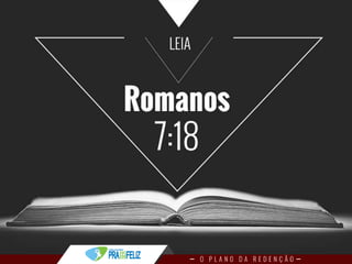 Estudo Bíblico 4 - O Plano da Redenção