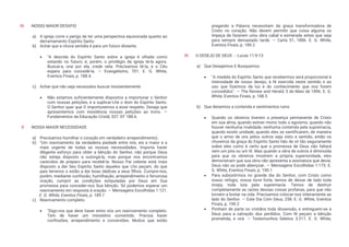 IV. NOSSO MAIOR DESAFIO
a) A igreja corre o perigo de ter uma perspectiva equivocada quanto ao
derramamento Espírito Santo.
b) Achar que a chuva serôdia é para um futuro distante.
 "A descida do Espírito Santo sobre a igreja é olhada como
estando no futuro; é, porém, o privilégio da igreja tê-la agora.
Buscai-a, orai por ela, crede nela. Precisamos tê-la, e o Céu
espera para concedê-la. — Evangelismo, 701. E. G. White,
Eventos Finais, p. 188.4.
c) Achar que não seja necessário buscar insistentemente
 Não estamos suficientemente dispostos a importunar o Senhor
com nossas petições, e a suplicar-Lhe o dom do Espírito Santo.
O Senhor quer que O importunemos a esse respeito. Deseja que
apresentemos com insistência nossas petições ao trono. —
Fundamentos da Educação Cristã, 537. EF 188.6.
V. NOSSA MAIOR NECESSIDADE
a) Precisamos humilhar o coração em verdadeiro arrependimento).
b) "Um reavivamento da verdadeira piedade entre nós, eis a maior e a
mais urgente de todas as nossas necessidades. Importa haver
diligente esforço para obter a bênção do Senhor, não porque Deus
não esteja disposto a outorgá-la, mas porque nos encontramos
carecidos de preparo para recebê-la. Nosso Pai celeste está mais
disposto a dar Seu Espírito Santo àqueles que Lho peçam, do que
pais terrenos o estão a dar boas dádivas a seus filhos. Cumpre-nos,
porém, mediante confissão, humilhação, arrependimento e fervorosa
oração, cumprir as condições estipuladas por Deus em Sua
promessa para conceder-nos Sua bênção. Só podemos esperar um
reavivamento em resposta à oração. — Mensagens Escolhidas 1:121.
E. G. White, Eventos Finais, p. 189.1
c) Reavivamento completo.
 "Digo-vos que deve haver entre nós um reavivamento completo.
Tem de haver um ministério convertido. Precisa haver
confissões, arrependimento e conversões. Muitos que estão
pregando a Palavra necessitam da graça transformadora de
Cristo no coração. Não devem permitir que coisa alguma os
impeça de fazerem uma obra cabal e esmerada antes que seja
para sempre demasiado tarde. — Carta 51, 1886. E. G. White,
Eventos Finais, p. 189.2
VI. O DESEJO DE DEUS - Lucas 11:9-13
a) Que Desejemos E Busquemos
 "A medida do Espírito Santo que recebermos será proporcional à
intensidade de nosso desejo, à fé exercida neste sentido e ao
uso que fizermos da luz e do conhecimento que nos forem
concedidos". — The Review and Herald, 5 de Maio de 1896. E. G.
White, Eventos Finais, p. 188.5
b) Que deixemos a contenda e sentimentos ruins
 Quando os obreiros tiverem a presença permanente de Cristo
em sua alma, quando estiver morto todo o egoísmo, quando não
houver nenhuma rivalidade, nenhuma contenda pela supremacia,
quando existir unidade, quando eles se santificarem, de maneira
que o amor de uns pelos outros seja visto e sentido, então os
chuveiros da graça do Espírito Santo hão de vir tão seguramente
sobre eles como é certo que a promessa de Deus não faltará
nem um jota ou um til. Mas quando a obra de outros é diminuída
para que os obreiros mostrem a própria superioridade, eles
demonstram que sua obra não apresenta a assinatura que devia.
Deus não os pode abençoar. — Mensagens Escolhidas 1:175. E.
G. White, Eventos Finais, p. 190.1
 Para subsistirmos no grande dia do Senhor, com Cristo como
nosso refúgio, nossa torre forte, temos de deixar de lado toda
inveja, toda luta pela supremacia. Temos de destruir
completamente as raízes dessas coisas profanas, para que não
tornem a brotar na vida. Precisamos colocar-nos inteiramente ao
lado do Senhor. — Este Dia Com Deus, 258. E. G. White, Eventos
Finais, p. 190.2
 Ponham de parte os cristãos toda dissensão, e entreguem-se a
Deus para a salvação dos perdidos. Com fé peçam a bênção
prometida, e virá. — Testemunhos Seletos 3:211. E. G. White,
 
