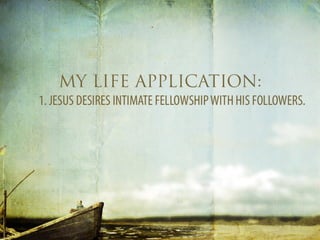 A Memorial Meal With Jesus