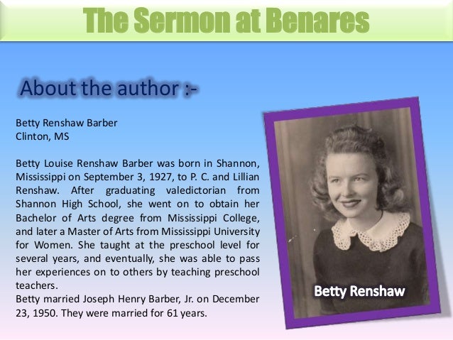Sermon at benares