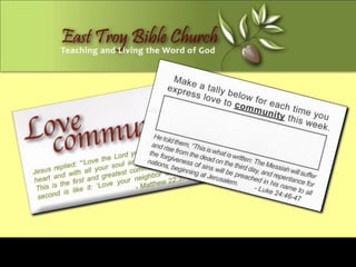 "Love For... Community"