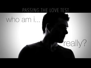 Sermon 1 john 3 -11-18 Passing the Love Test