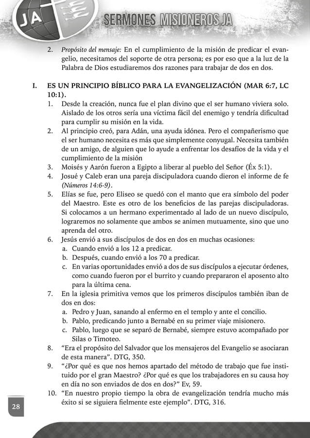 Sermones Misioneros Jóvenes Adventistas | PDF