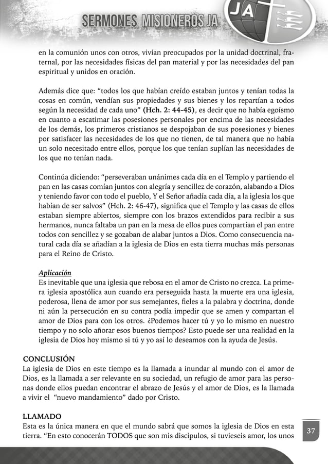 Sermones Misioneros Jóvenes Adventistas | PDF