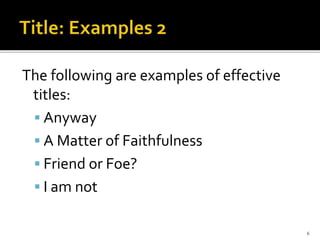 Sermon Rudiments: Basic Sermon Design | PPTX