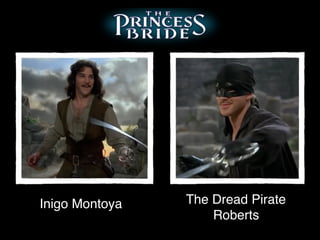 Inigo Montoya The Dread Pirate
Roberts
 