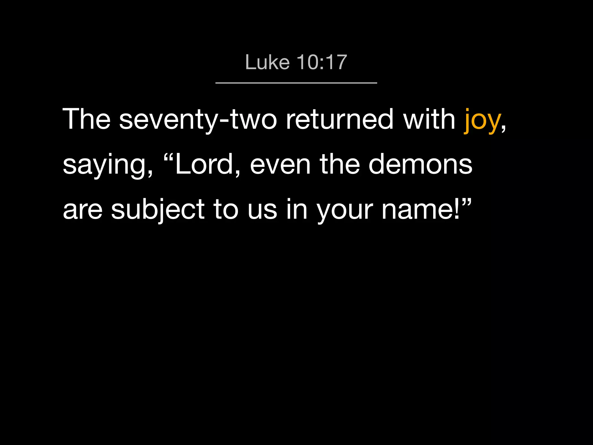 Sermon Slide Deck: