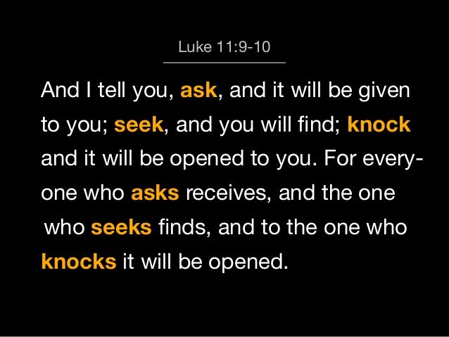 Sermon Slide Deck Knocking On Heaven S Door Luke 11 9 13