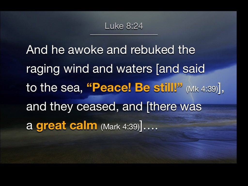 Luke 8 22 25 Sermon : Luke 8:22-25: A Lesson in Faith – DXCF