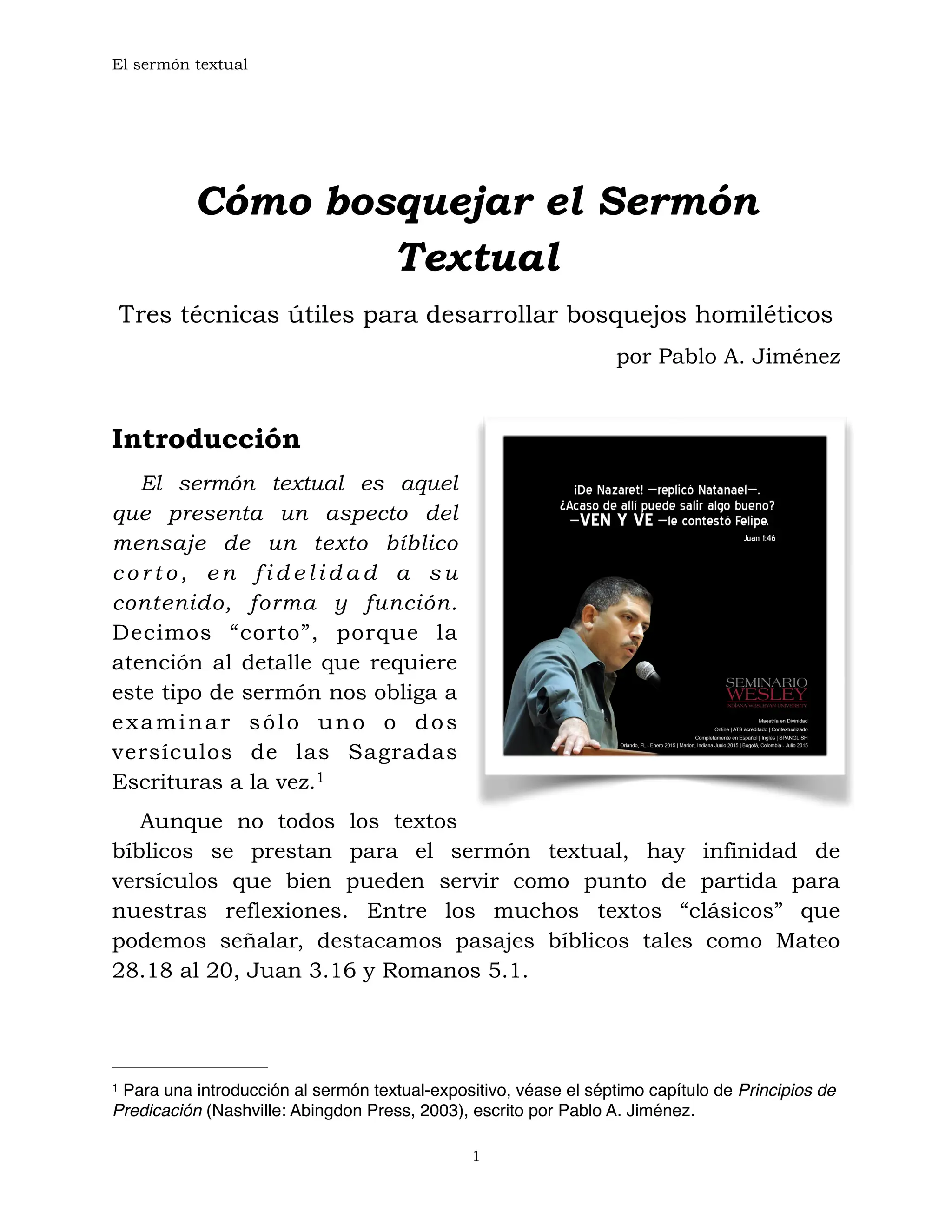 Sermon_textual. para aprender a.realizar bosquejopdf | PDF