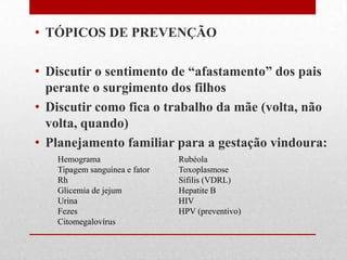 O apoio dos avós - um apoio cheio depotencialidades e riscosPapel dos pais está marcado pela posição de complementaridade: a autoridade parental deve assentar em limites e regras claramente definidosDefinir claramente qual o papel dos avós e limites.Os avós podem cuidar dos filhos, mas não deveriam criá-losCV– Família com filhos pequenos
