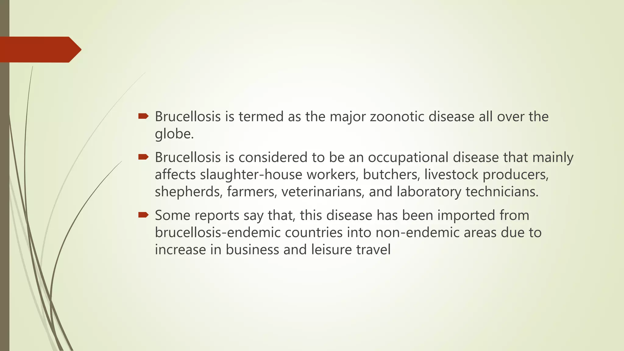 Sero prevalence of Brucellosis in food animals | PPTX