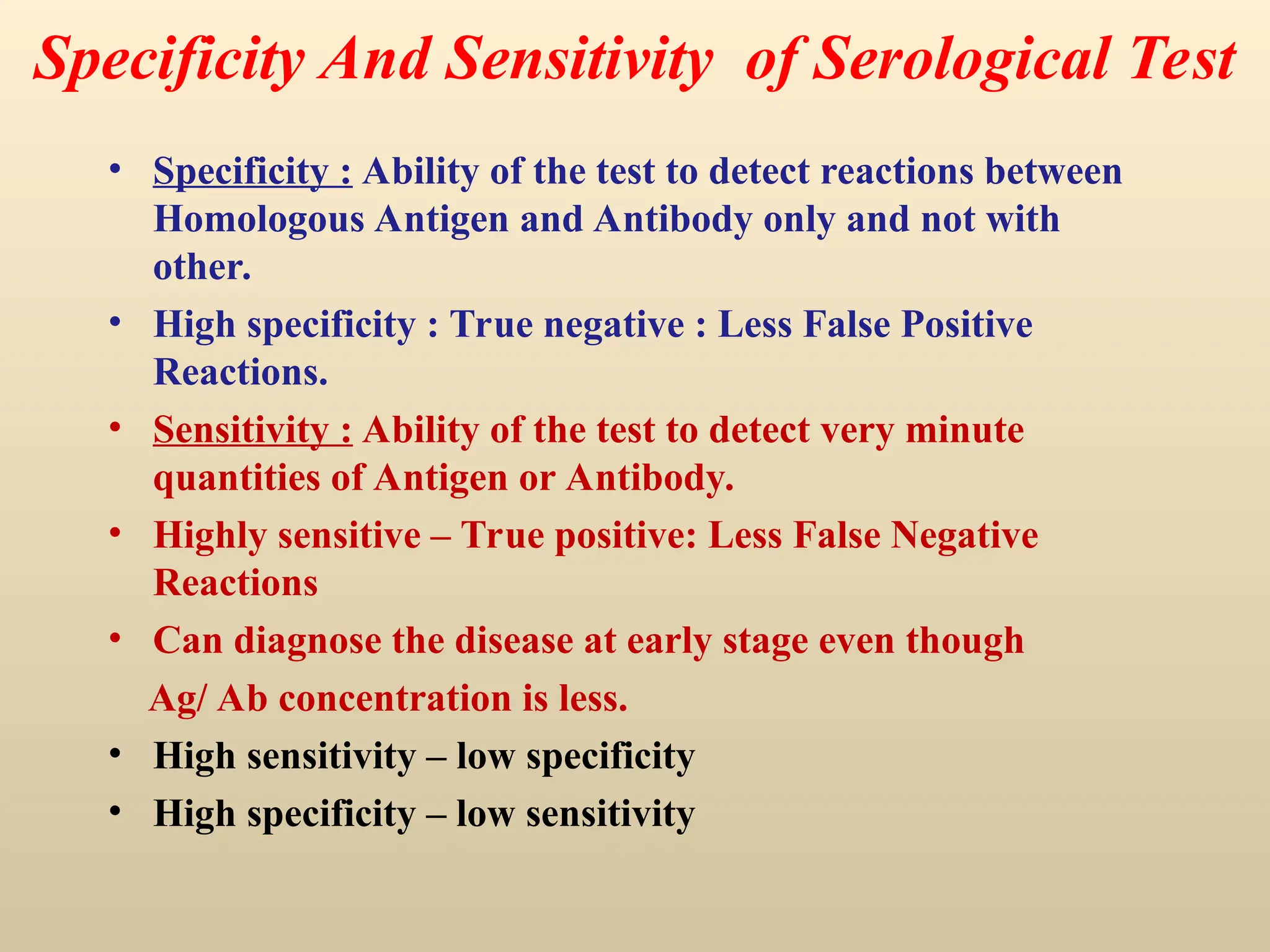 Reaction Specificity Example serological reactions skd TATA ACTREC .ppt