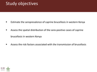 Serological surveillance of caprine brucellosis in western Kenya