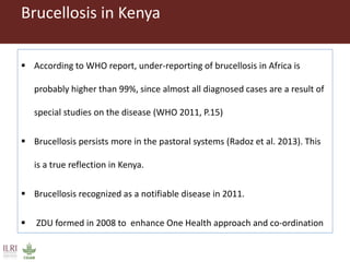 Serological surveillance of caprine brucellosis in western Kenya