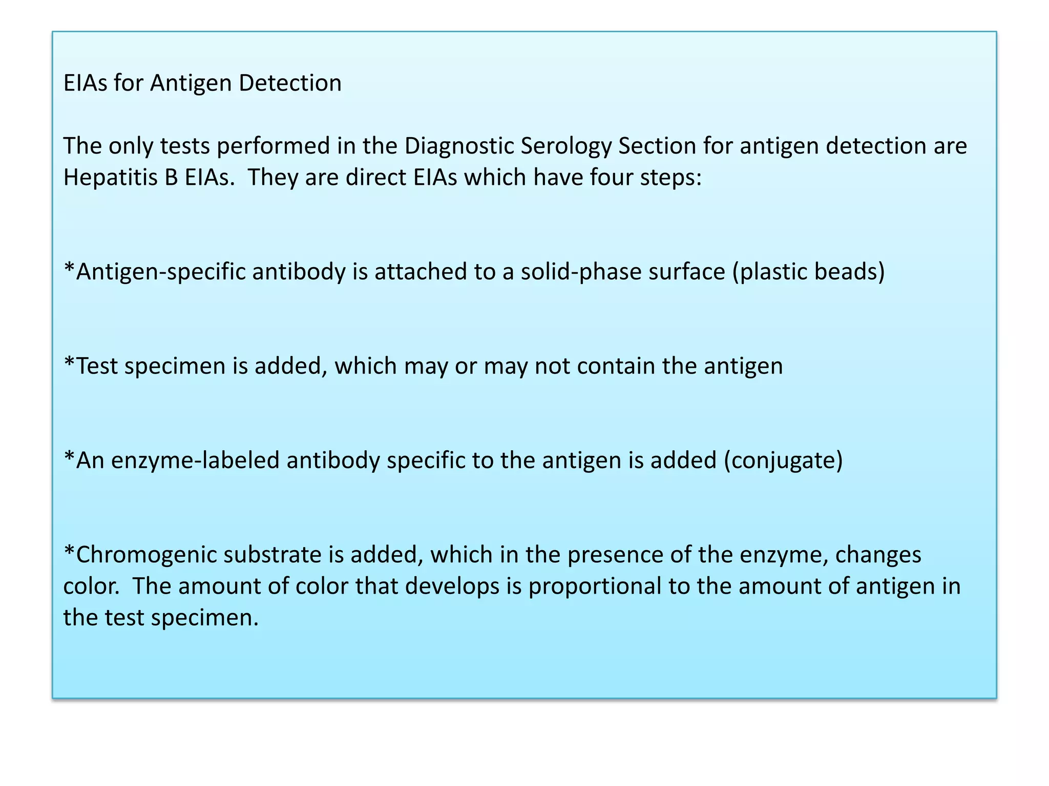 Serological techniques and immune assays | PPTX