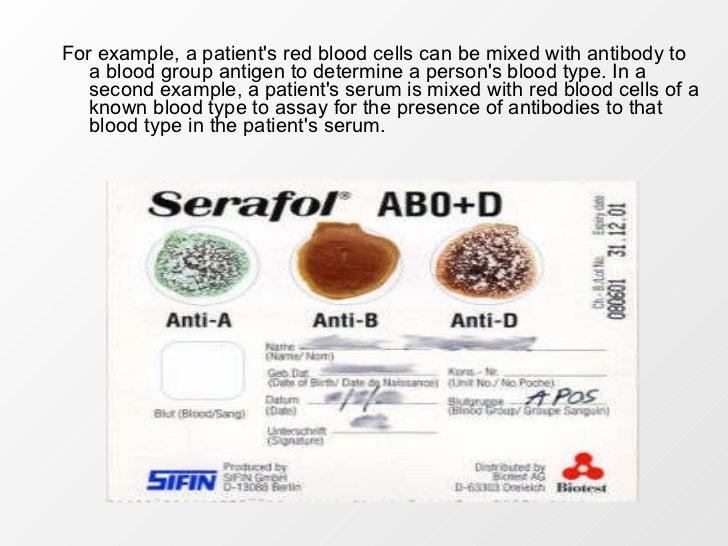Serological Test
