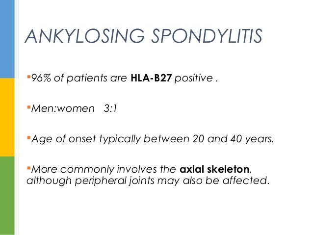 Seronegative spondyloarthropathies
