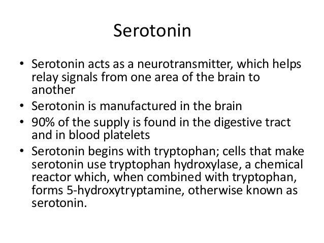 Serotonin depression