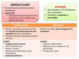 Serous fluid &amp; gastric fluid | PPT
