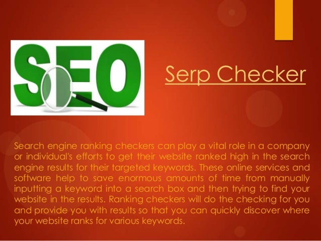 free serp checker free serp checker