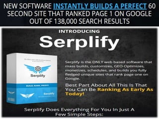 Serplify How to Exploit Google and Yahoo