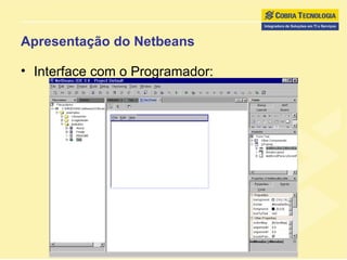 Apresentação do Netbeans Interface com o Programador: 