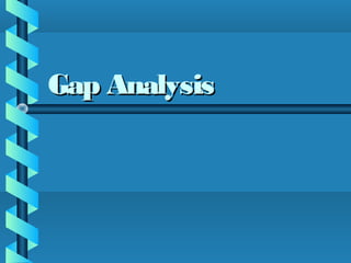Gap Analysis
 