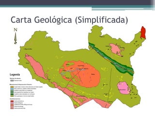 Carta Geológica (Simplificada)
 