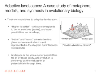 Adaptive Landscape Examples Adaptive landscapes: A case study of metaphors, models, and synthesis ...