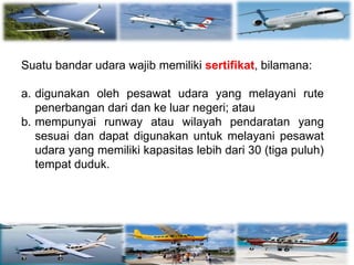 kuliah 3 airport dan bagian2 nya | ppt Images High... materi power point Sertifikat Bandar Udara | PDF
