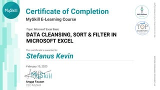 Data Cleansing, Sort and Filter in Microsoft Excel | PDF