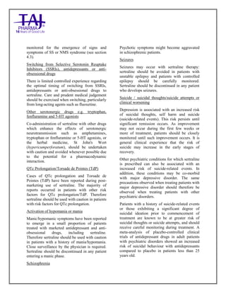 gabapentin sertraline drug interaction